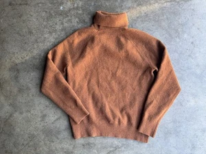 Aime Leon Dore Donegal Rollkragenpullover Wolle Small Burnt Orange - Bild 1 von 4