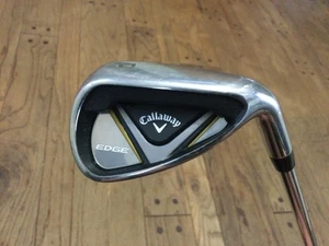 RH Callaway Edge Pitching Wedge PW Steel Regular Flex Clean Standard Grip - Picture 1 of 9
