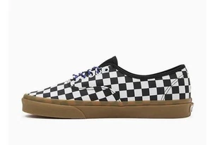 VANS Auténtico Checkerboard - Goma Negro Blanco - VN0009PVBZW NUEVO SIN CAJA SIN TAPA - Imagen 1 de 5