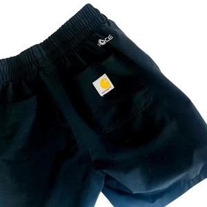 Carhartt Force Black Relaxed Fit Lightweight Shorts Sz M 10-12 - Picture 1 of 5