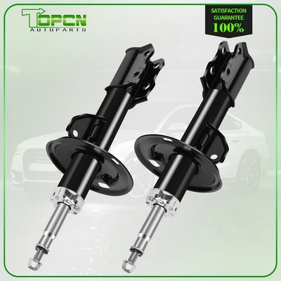 Front Set 2 Gas Charged Struts For Toyota Yaris 06-14 Toyota Prius C 12-15 - Image 1 of 4