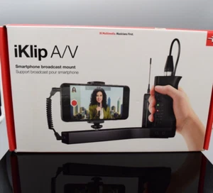 IK Multimedia iKlip A/V Broadcast Audio/Video Mount for Smartphone - Picture 1 of 3