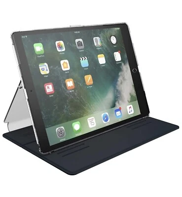 NEW Speck Balance Folio Case for Apple iPad 9.7 inch 2017 / 2018 - Clear / Black - Image 1 of 4
