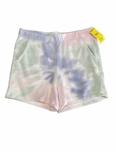 Girls RSQ Tye Died SweatShorts Size Medium  (has Pockets) - Picture 1 of 8