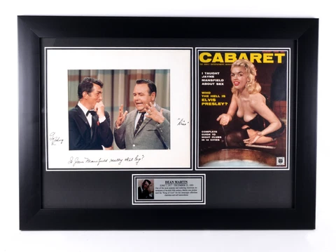 DEAN MARTIN Signed framework Jonathan Winters Estate Julien's Auctions ACA (LOA) Cover