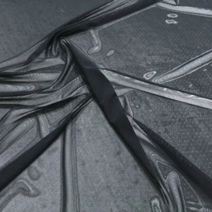 Netz-Stoff Super Stretch Unterwäsche für Designer Dessous schwarz Meterware - Bild 1 von 6