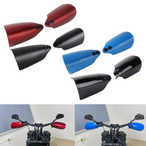 Par de guardamanos delanteros cubierta de protección carenado para Harley Dyna Super Glide FXD - Imagen 1 de 20