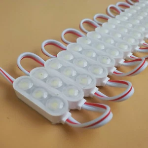 12V 2835 Mini LED Module Light Strip 3LED Waterproof Small Size for Channel Sign - Picture 1 of 11