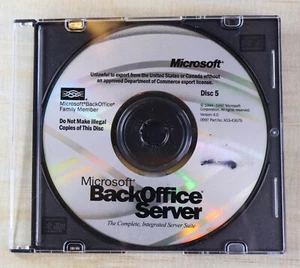 Microsoft BackOffice Server 4.0 suite server integrata completa con CD chiave - Foto 1 di 1