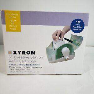 XYRON 5" CREATIVE STATION REFILL CARTRIDGE- TWO-SIDED LAMINATE 18ft