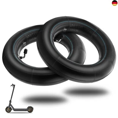 Amitor E Scooter Schlauch 10 x 2,50, 10 Zoll E Scooter Verdickter Schlauch,