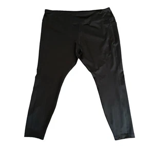 Anko Curve Womens Leggings Pants DARK BROWN Plus Size 24 Tapered Stretch - Picture 1 of 7