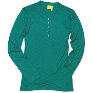 Nueva Camiseta Henley Dakine para mujer Emele manga larga mediana mar algas mar verde - Imagen 1 de 1