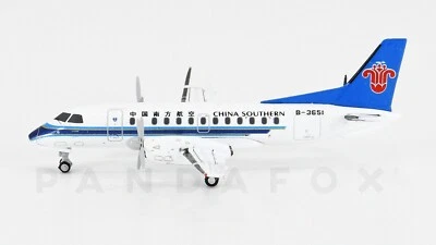 China Southern Saab 340 B-3651 GeminiJets GJCSN1725 Scale 1:400 RARE - Image 1 of 3