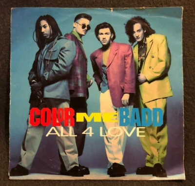 Vinyl 7" 45 RPM Color Me Badd ‎– All 4 Love 5439-19188-7 (K) - Bild 1 von 2