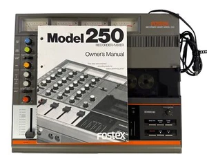 Fostex Model 250 Recorder Mixer w/Original Manual and TEAC Cassette Tape 4 Track - Picture 1 of 9