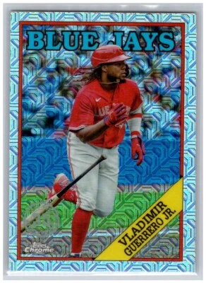 T88C-9 Vladimir Guerrero Jr Blue Jays 2023 Topps 35th Anniversary Mojo Refractor - Image 1 of 2