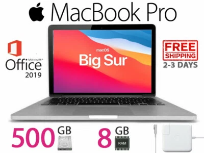 Laptop Apple Macbook Pro 13" | 8 GB RAM + 1 TB HD | 2 AÑOS DE GARANTÍA + OFICINA Foto 1 de 4