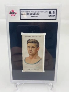 1909 Ogden's Pugilists & Wrestlers #66 Jim Kenrick Series 2 KSA 6.5 - Picture 1 of 2