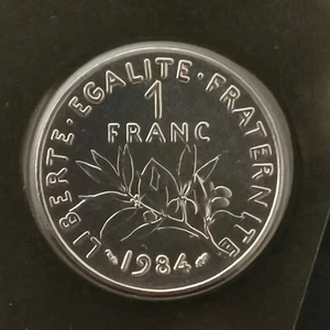 1 FRANC SEEDER 1984 FDC SEALED FROM THE BOX / FRANCE / UNC - Picture 1 of 2