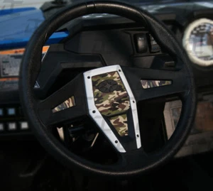 Camo Steering Wheel Decal Graphic Kit - For Polaris RZR 1000 & General  - Foto 1 di 8