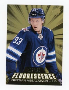 2018-19 Upper Deck Series 2 Kristian Vesalainen Fluorescence Gold #ed/150 RC - Picture 1 of 2