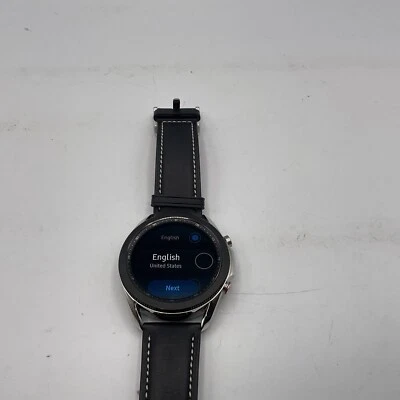 Samsung Galaxy Watch 3 45mm Mystic Black SM-R845U  Xy1z - Image 1 of 4