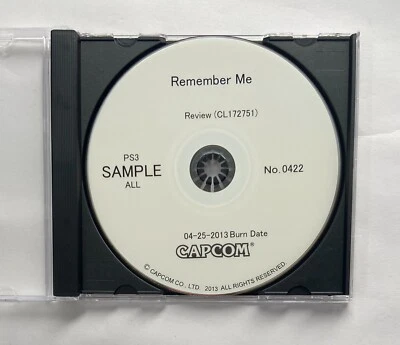Remember Me Review Version - Sony PlayStation 3 PS3 2013 Pre-release Capcom code - Image 1 of 4