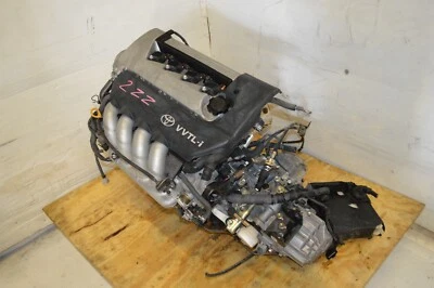 JDM TOYOTA CELICA GT-S 1.8L 2ZZ-GE MOTOR 2000-2005 2ZZ ENGINE 6SPD TRANSMISSION - Image 1 of 4