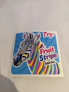Discontinued Fruit Stripe Gum Zebra Pack - Great for your Car, Coffee Cup, Mug - Picture 1 of 1