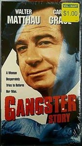 GANGSTER STORY VHS Brand Walter Matthau & Carol Grace 1959 Factory Sealed - Picture 1 of 2