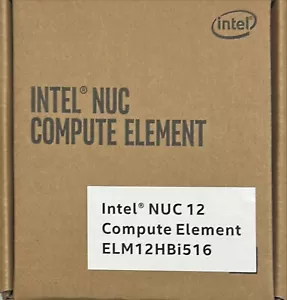 Intel BELM12HBI516W ELM12HBI5 NUC 12 Compute Element i5-1235U Processor NEW - Picture 1 of 8
