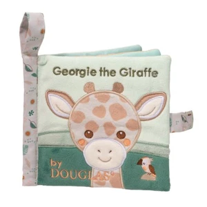 Baby GEORGIE GIRAFFE Plush ACTIVITY BOOK Soft Toy - by Douglas Cuddle Toys #6424 - Picture 1 of 3