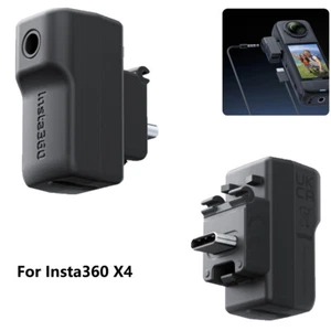 Für Insta360 X4 Kamera Ladegerät & Mikrofon Audio Dock Adapter Tonaufnahme Teile - Picture 1 of 10
