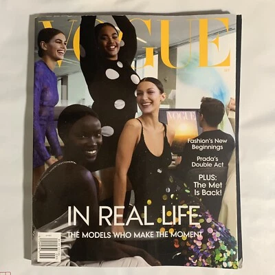 Vogue Magazine September 2021 In Real Life The Models Who Make The Moment New - Image 1 of 2