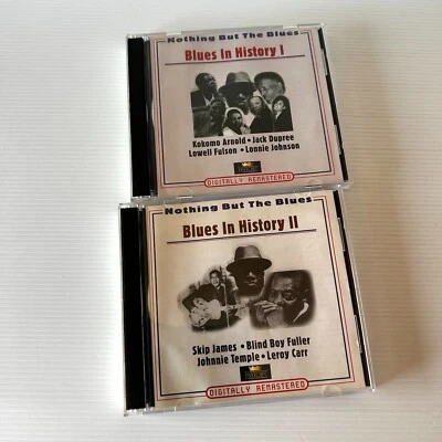 Nothing But The Blues CD Series Blues in History I & II 2-CD Sets Remastered OOP - Image 1 of 4