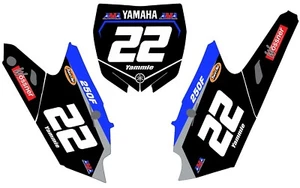 Gráficos de matrícula Cycra Powerflow para calcomanías Yamaha YZ 250f YZ250f 2014-2018 - Imagen 1 de 1