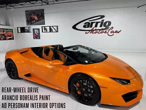 2017 Lamborghini Huracan RWD Spyder Arancio Borealis paint, Ad Personam int - Picture 1 of 12