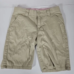 Cat & Jack Girls' School Uniform Chino Shorts Khaki Size 8 - Picture 1 of 3