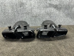 MERCEDES W166 X166 ML63 GL63 AMG EXHAUST MUFFLER PIPE TIPS TIP SET OEM - Bild 1 von 7