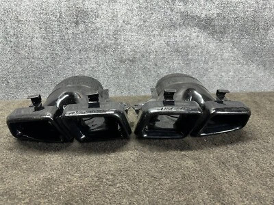 Mercedes W166 X166 Ml63 Gl63 Amg Exhaust Muffler Pipe Tips Tip Set oem - Image 1 of 4