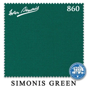 8' Simonis 860 Pool Table Cloth - Simonis Green - AUTHORIZED DEALER - Picture 1 of 4