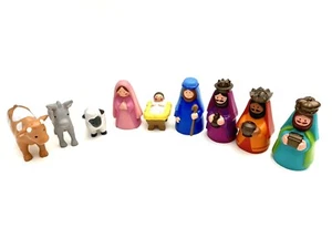 ⭐️Komplettes Vintage Avon 1993 Child's My First Christmas Story Krippe 9-teiliges Set - Bild 1 von 8