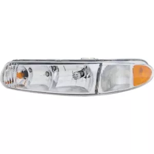 New Head Lamp Assembly Halogen Left 1997-2005 Fits Buick Century 19244639 - Picture 1 of 11