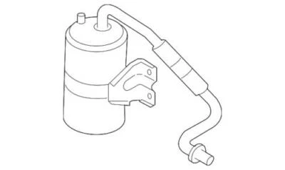 Genuine Ford Mercury 2005-2007 Escape Mariner AC Accumulator 6M6Z-19C836-AB - Image 1 of 2