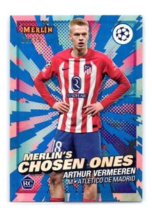 2024 Topps Chrome Merlin #MC-4 Arthur Vermeeren Choosen Ones Blue Rookie - - Picture 1 of 2