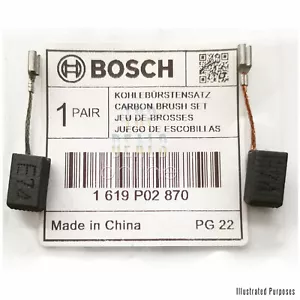 Original Bosch GWS 7-115 Carbon Brushes for Part 3 601 C88 171 & 3 601 C88 166 - Picture 1 of 2