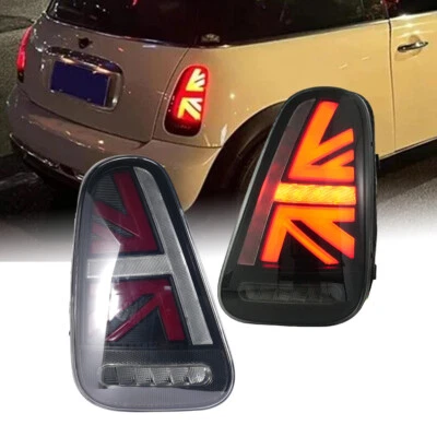 Smoke LED Union Jack Tail Light Fits Cooper S MINI R50 R52 R53 Rear Brake light - Image 1 of 4