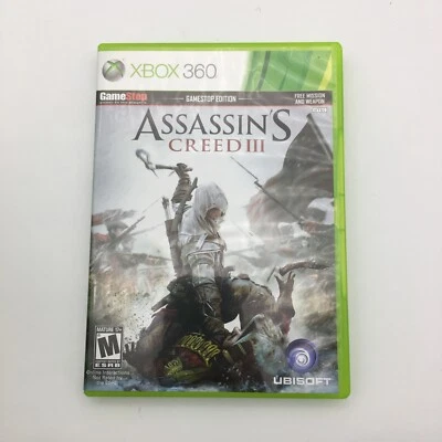 Assassin's Creed III (Microsoft Xbox 360, 2012) Game Stop Edition - Image 1 of 4