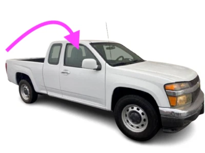 适用于:2004 - 2012 雪佛兰 Colorado 和 GMC Canyon 前乘客右侧门玻璃 — 第 1/4 张图片